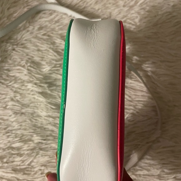 COPERNI Micro Baguette Swipe Bag Neon Pink & Green - Picture 10 of 11